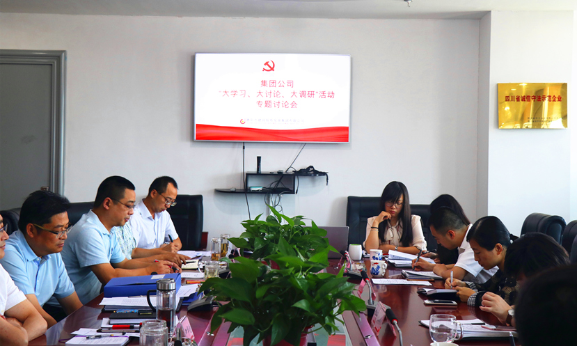 集團公司黨委組織召開“大學(xué)習(xí)、大討論、大調(diào)研”專題討論會